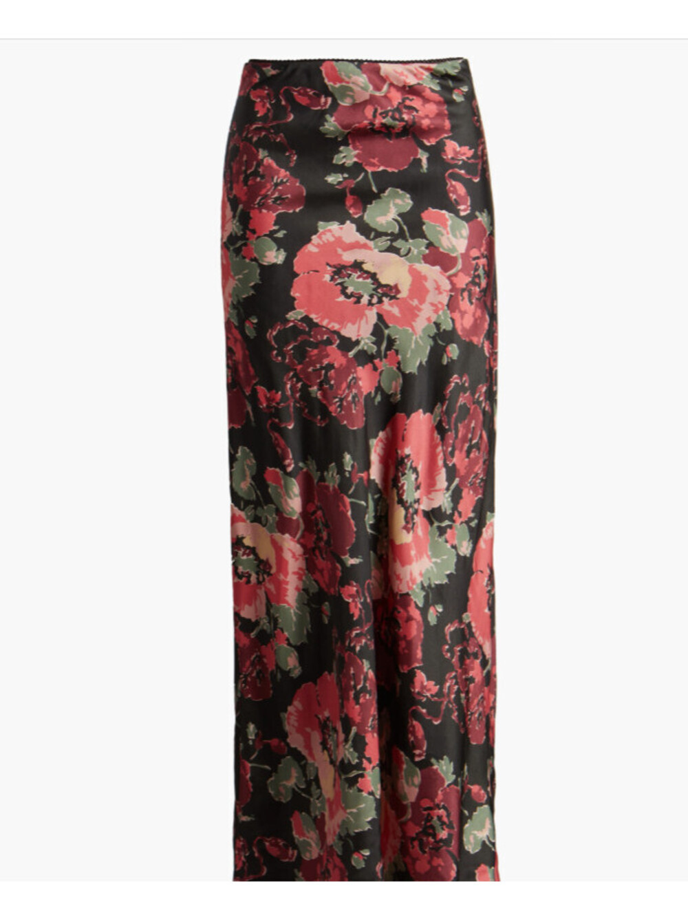 NEW, The Great The Seabank Floral Satin Maxi Skirt Sz 1  #P4049